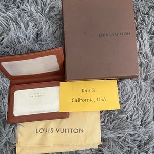 Authentic LV Monogram ID/Card Case